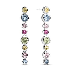 Boucles D'oreilles Sif Jakobs Princess - Argent Rhodié Et Zirconium - Neuves Avec étiquettes