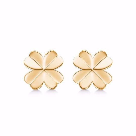 G&S Design - Clover ear sticks in gold plated silver