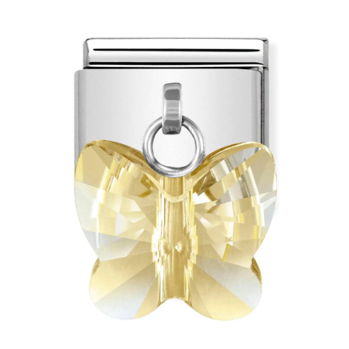 Nomination - Sommerfugl, gylden vedhæng link