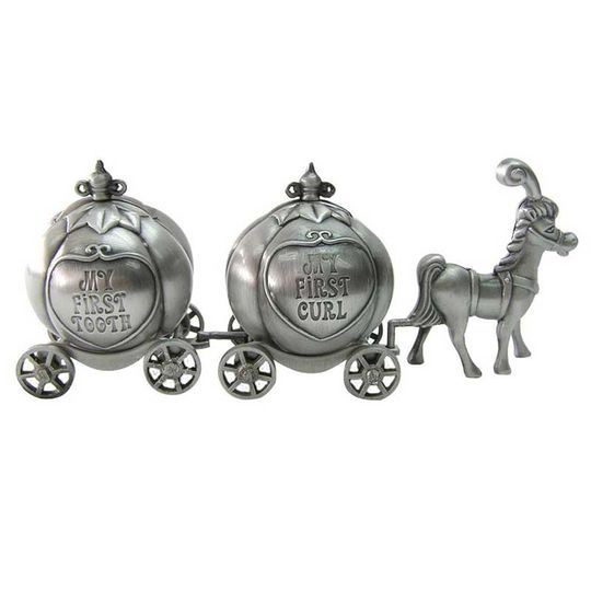 Græskar karet, min første tand og hårlok i fortinnet