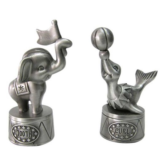 Noa Kids - Elefant og søløve, min første tand og hårlok i fortinnet