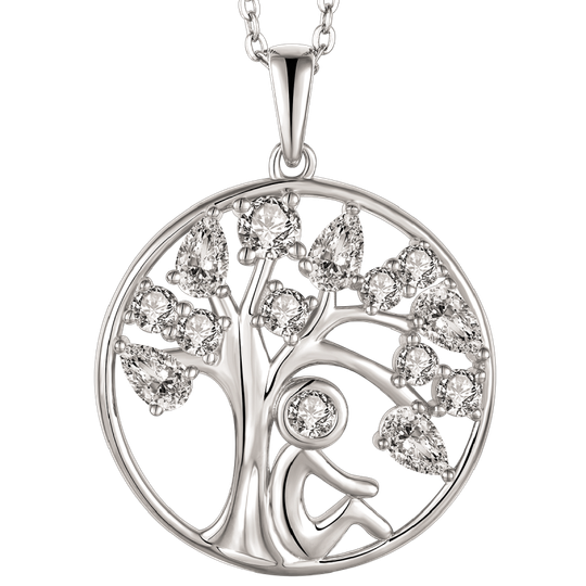 Støvring - Tree of Life with a person, silver