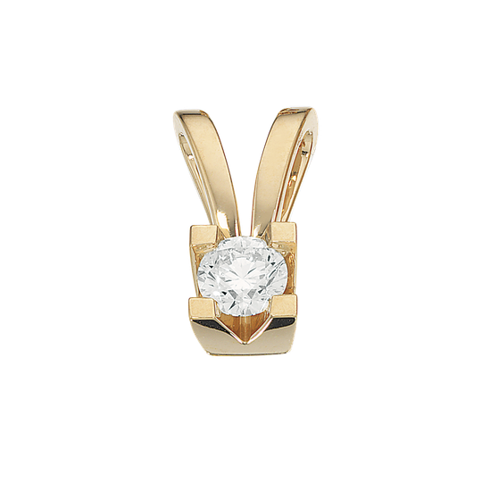 Kleopatra - Diamant guld smykke vedhæng