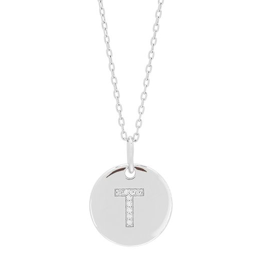 Joanli Nor - Necklace with T Letter, silver