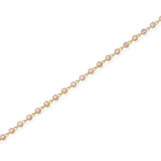 Scrouples - SoHo Armband mit rosa Zirkonia