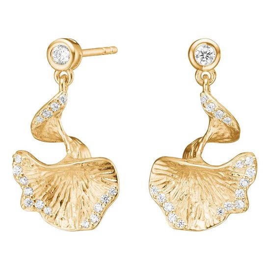 Joanli Nor -  Anna, Circle earstuds with stones