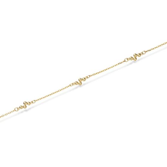 Scroubles - Armband aus 8 Karat Gold mit Kugelclustern