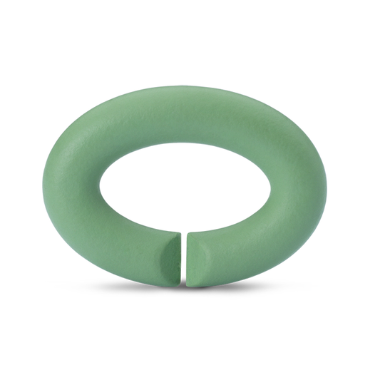 X-Jewellery - Pale green, rubber X