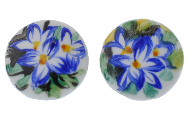 Beauty Studs - Porcelain Clematis earstuds