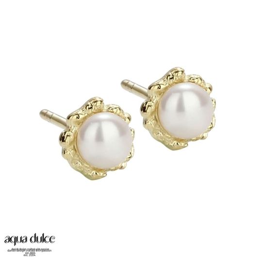 Aqua Dulce - Pearl Ohrstecker mit Süßwasserperlen