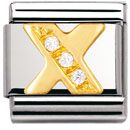 Nomination - 18 kt X med zirkonia