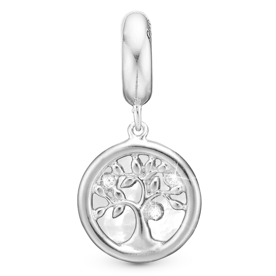 Christina - Tree of Life mother of pearl, silver - For silver bracelet