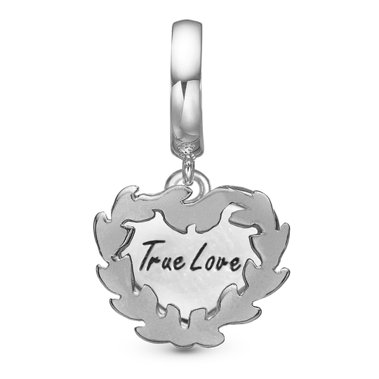 Christina - True Love charm, silver - For silver bracelet