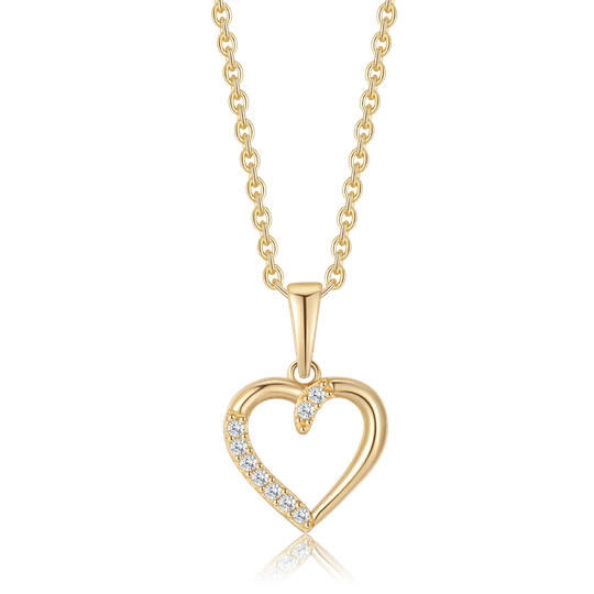 Støvring - Kleinen Herz Anhänger in gold