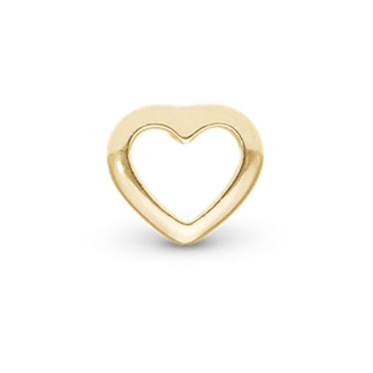 Christina Watches -True Heart Einzelner Ohrstecker aus vergoldetem Silber