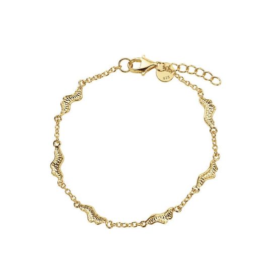 Aqua Dulce - Tari Armband aus vergoldetem Sterlingsilber