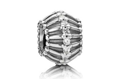 Pandora - Show Stopper, Zirconia charm in silver
