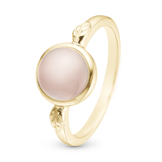 Christina Watches - Colourful pink ring, gold plated