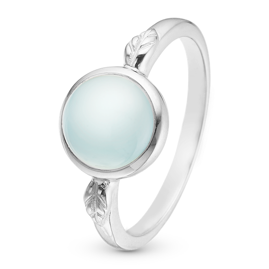 Christina Watches - Blue Chalcedony ring, silver