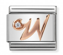 Nomination - Rosaguld bogstav W