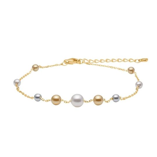 Joanli Nor - TiffanyNor Armband aus vergoldetem Silber mit Perlen