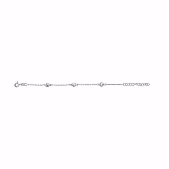 Scrouples - Kinderarmband aus Silber mit Herzen