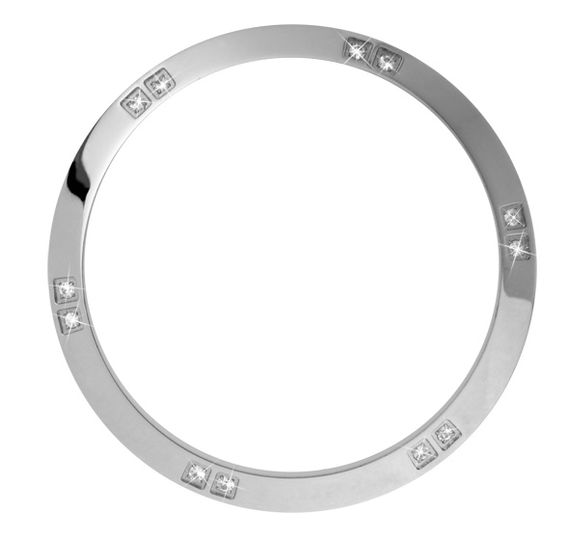 Collect - Topcase w. 12 Saphires, Silver