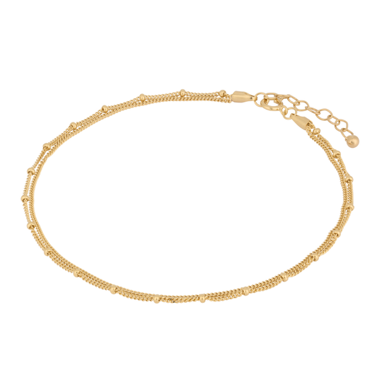 Pernille Corydon - Galaxy Anklet, gold plated
