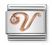 Nomination - Rosaguld bogstav V