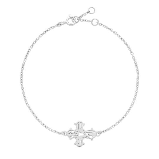Lund CPH - Open Dagmar cross bracelet, silver