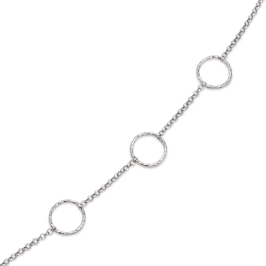 Støvring - Bracelet with hearts, silver
