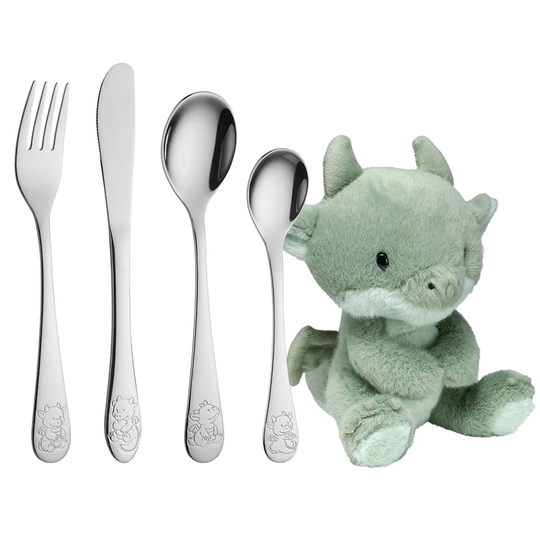 NOA Kids - Children cutlery with dragon or dino