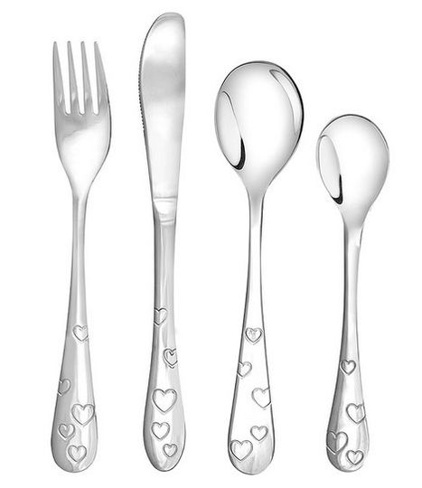 NOA Kids - Children cutlery with hearts