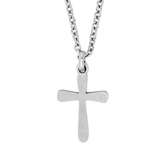 Son of Noa - Stahl Kreuz Anhänger mit Kette