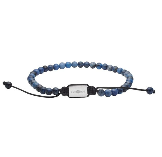 SON of NOA - Armband mit blauem Quarz und Edelstahl