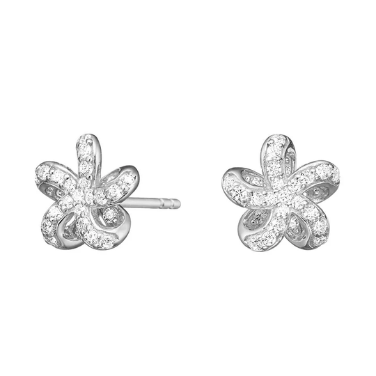 Joanli Nor -  Anna, Circle earstuds with stones