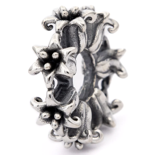 Elfbeads - Bluebells, silver charm