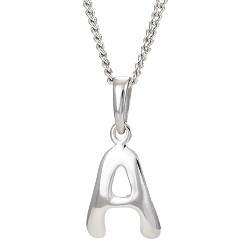Siersbøl - Letter pendant, A, silver