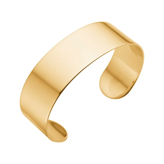 Nordahl Jewellery - Armreif poliert gross in IP Stahl