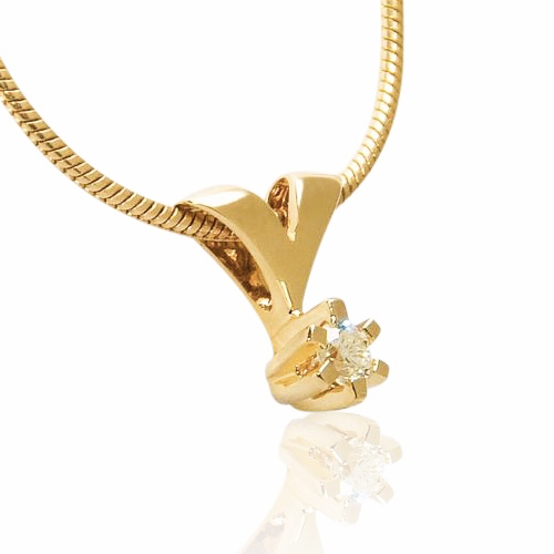 Jan Jørgensen - Brillanz diamond pendant