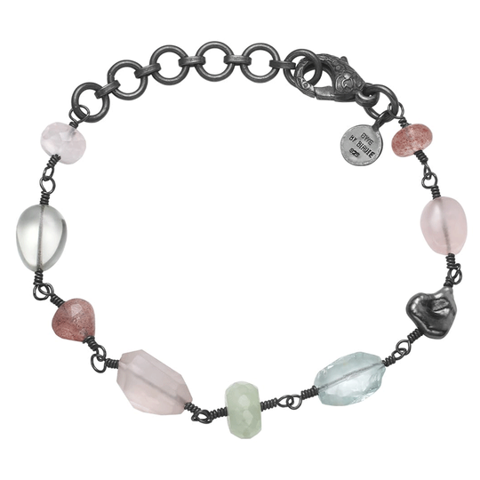 By Birdie - Artic, Edelstein-Armband aus Sterlingsilber
