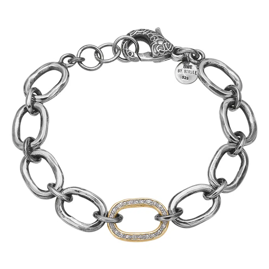 By Birdie - Silhouette Pavé diamond bracelet 