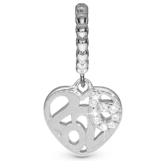 Christina - Year 2024 charm - Leather bracelet