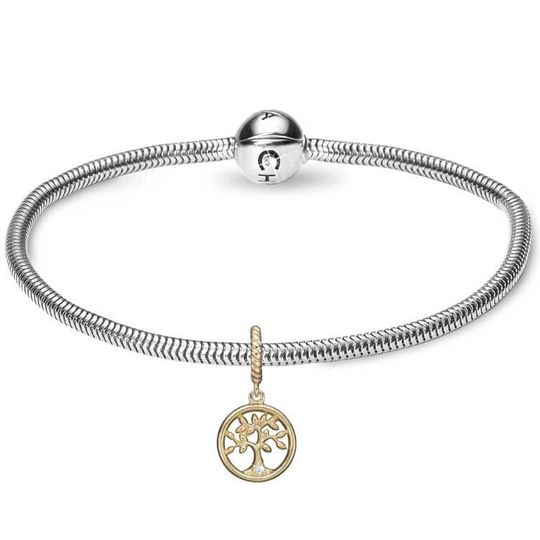 Christina - Starterarmband mit Lebensbaum-Anhänger vergoldet Lebensbaum