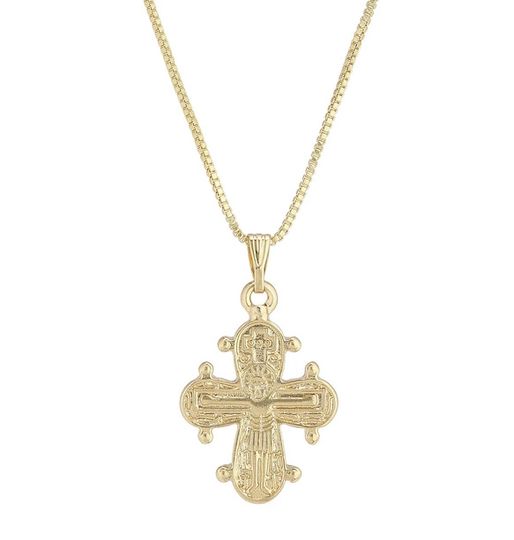 Pilgrim - Dagmarkreuz in vergoldet mit Kette