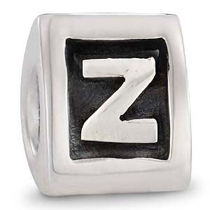 Pandora - Z letter charm silver