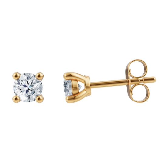 Siersbøl Luxury - 14kt Ohrringe mit 2x0,50ct Lab Diamant