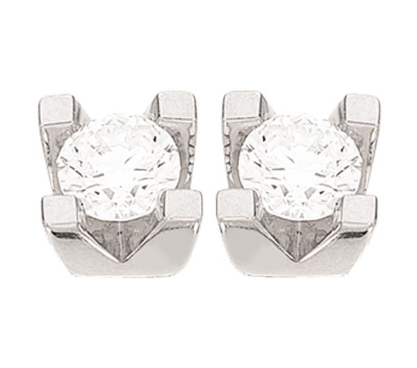 Kleopatra - Diamant øreringe hvidguld