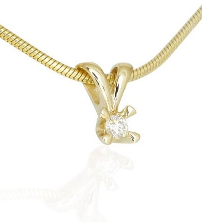 Jan Jørgensen - Celebrate 0,05ct lab-grown diamond pendant