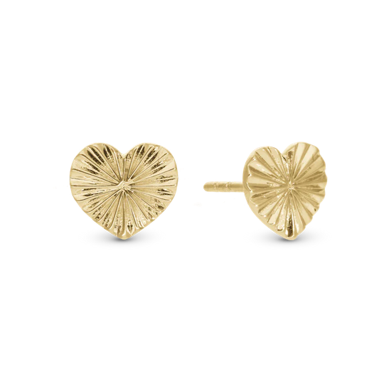 Christina Watches - White heart earstud